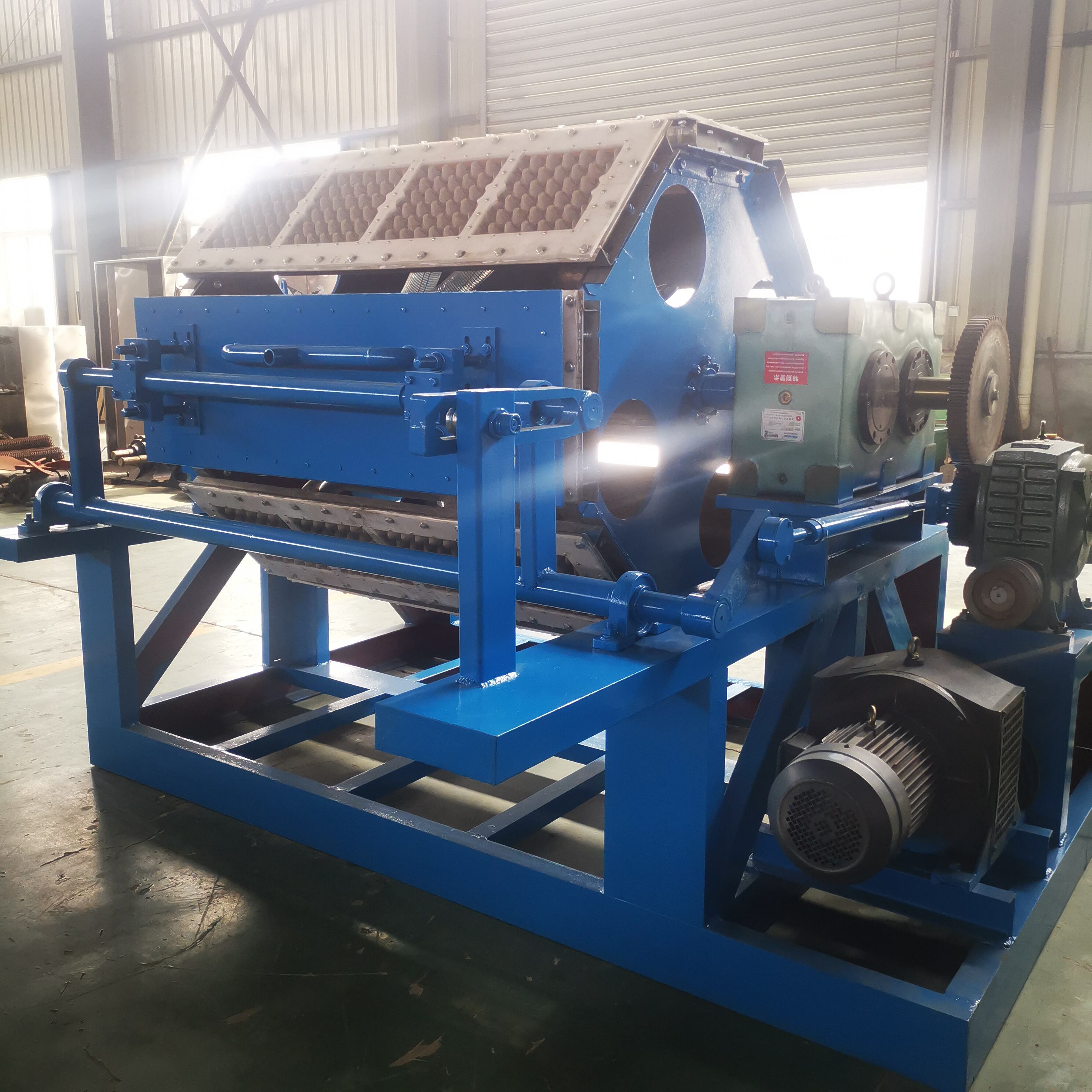 Popular High Efficiency Waste Paper Recycling Egg Tray Molding Machine Pulp Molding Machine supplier