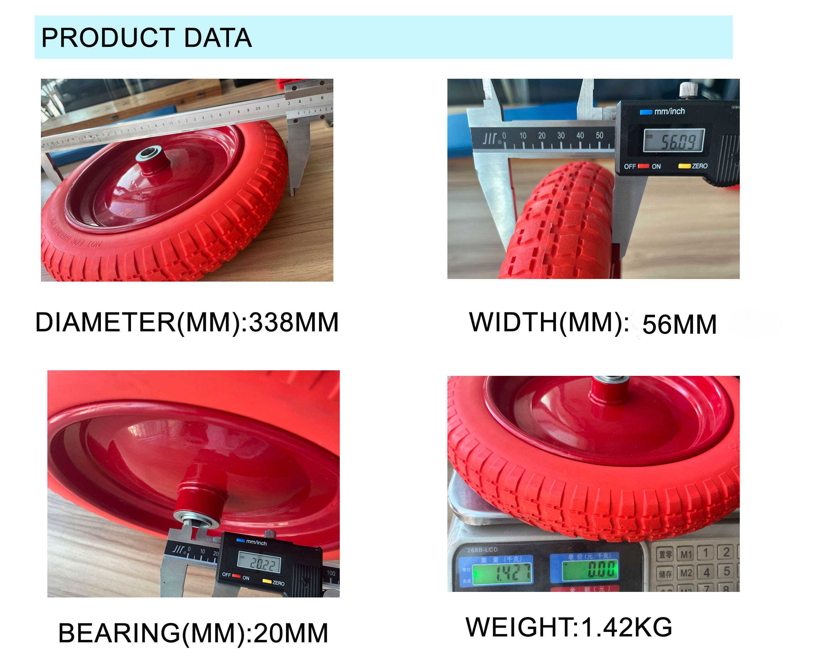 3.25-8 Pu Foam Wheel puncture free flat cart wheel Trolley wheel manufacture