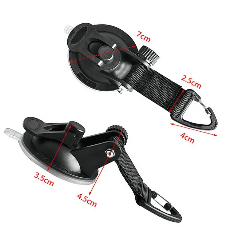 Reusable Outdoor strong suction cup hook car tent fixing hook car window anchor securing hook manufacture