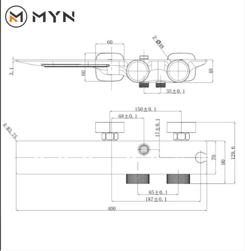 Shower Set LED Digital Smart Wall Mounted Thermostatic Shower Valve Mixer Set and Hand Shower With 4 valve supplier