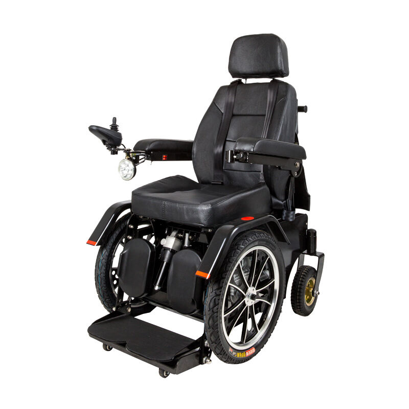 Aluminium Alloy Handicapped Electric Standing Wheelchair With Headrest Comfortable Car Seat Automatic Patient Lift Chair details