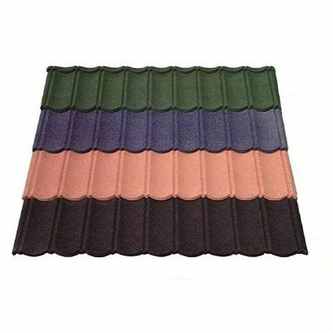 High Weather Resistant Aluminum Zinc Bond  Stone Coated Steel Roofing Tile details