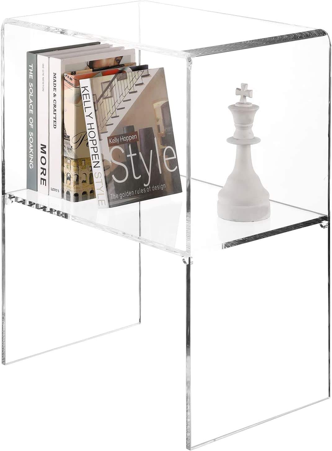 Customized  Acrylic Table Clear Acrylic Decorative End Table details