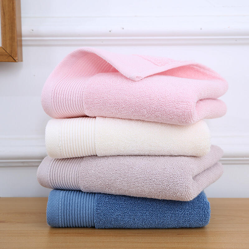 Home Textile Supplier Plain Satin Crotch Towel Absorbent Hand Towels Organic White Face Towel 100 Cotton manufacture