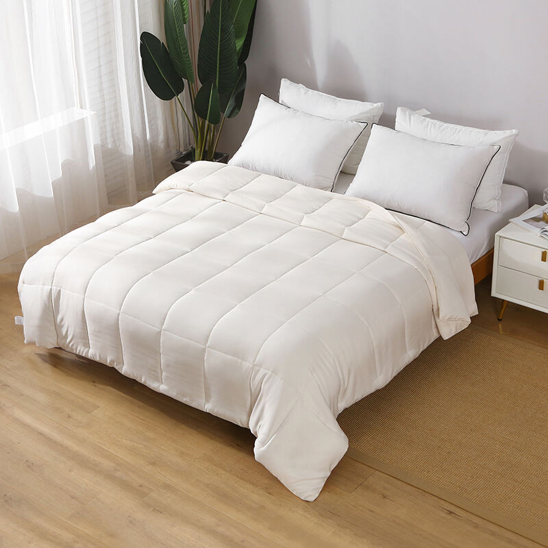 High Quality Lightweight Cooling All Season Soft Duvet Insert bamboo comforter for home supplier