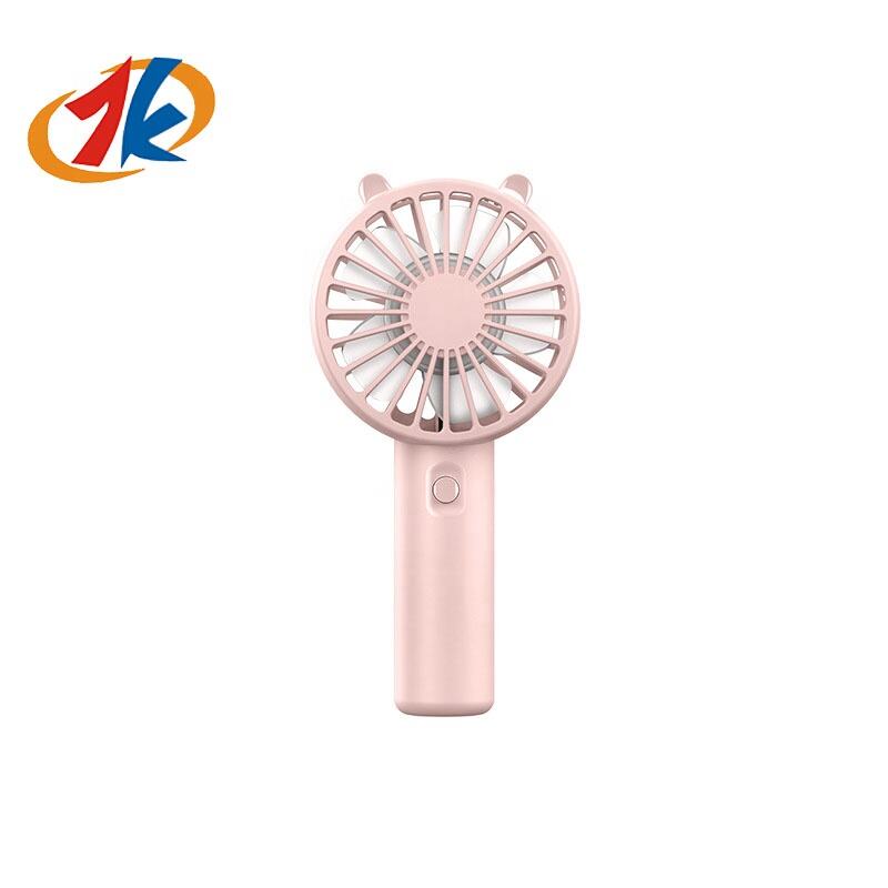 2024 new ins style children's manual fan cartoon USB rechargeable fan portable mini fan promotional toys factory