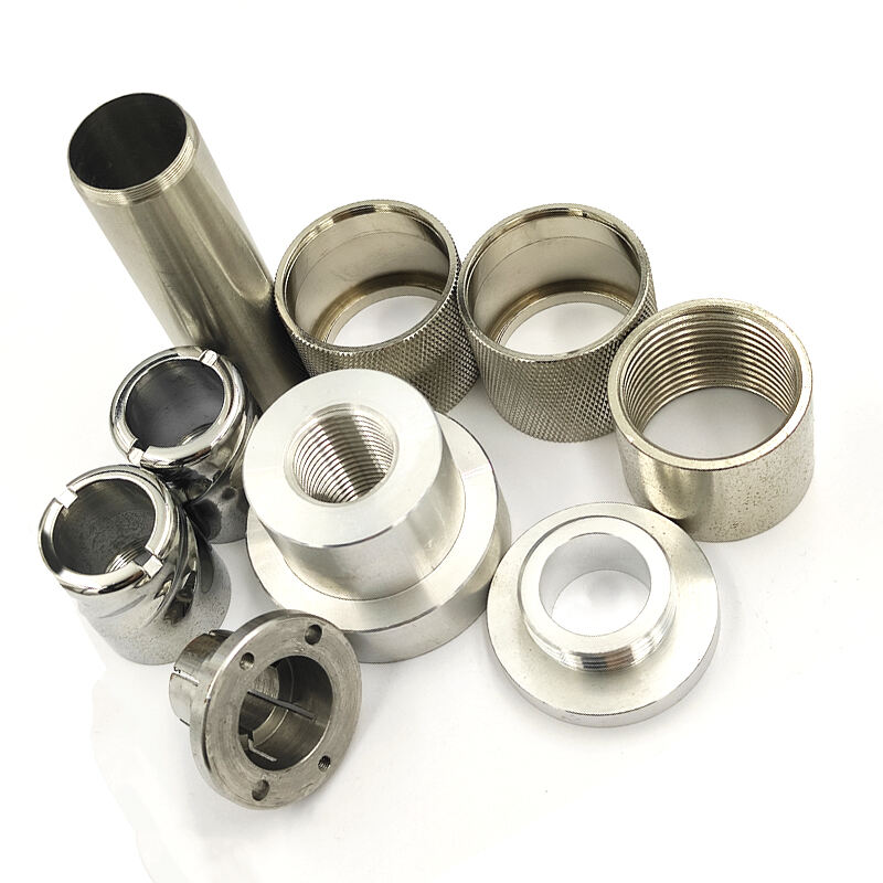 Nhiều loại vật liệu gia công ống thép gia công Cnc khác nhau Nhà cung cấp ống lót mặt bích có chiều dài khác nhau