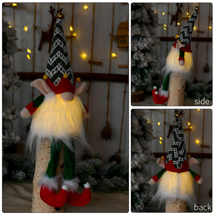 Christmas Gnome Light Plush Gnomes Gonk With Lights Elf With High Hat details
