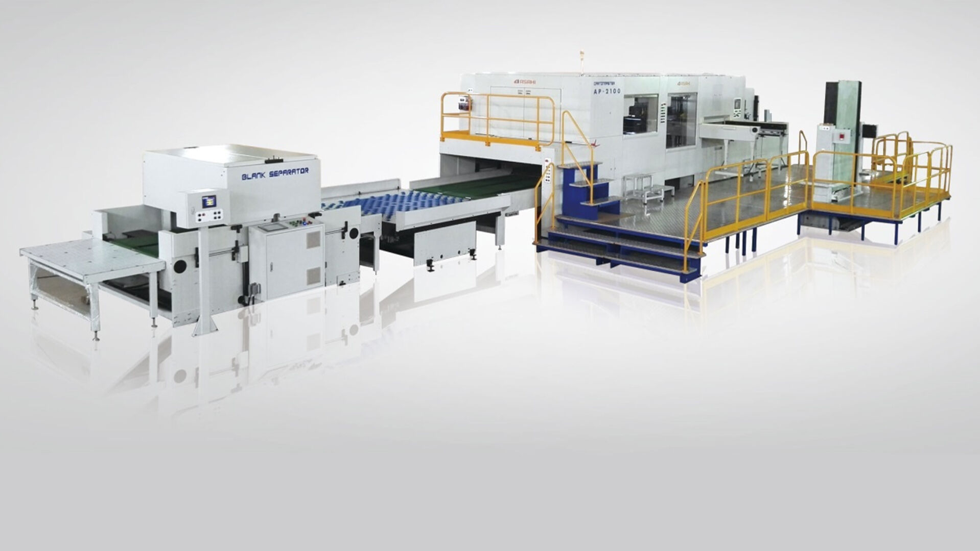 Flatbed Die-Cutter for Corrugated Box (production line)