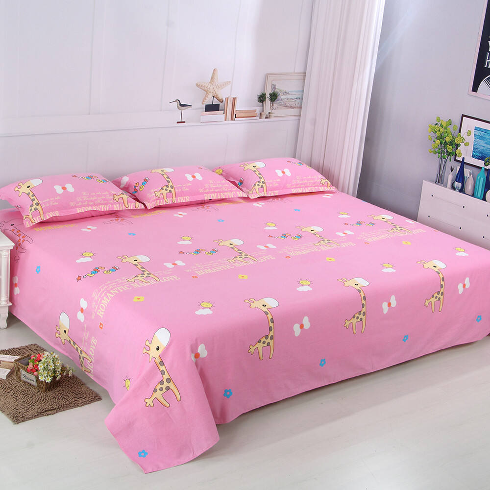 Bed sheets pure cotton 1.5 1.8 2 meters manufacturer directly sells thickened bed sheet supplier