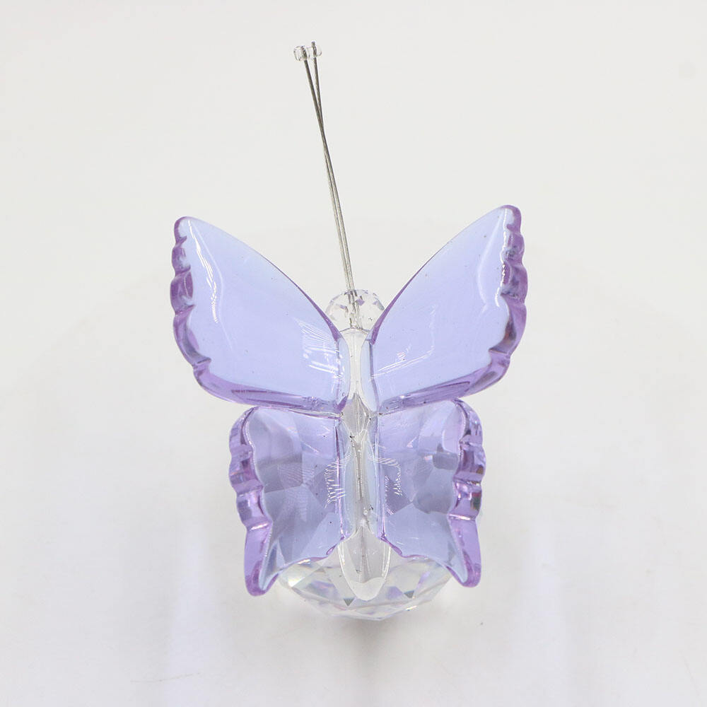 Factory Direct Sell  Murano Lampwork Handmade  Glass Crystal Butterfly Home Decoration Collection Arts Crafts details