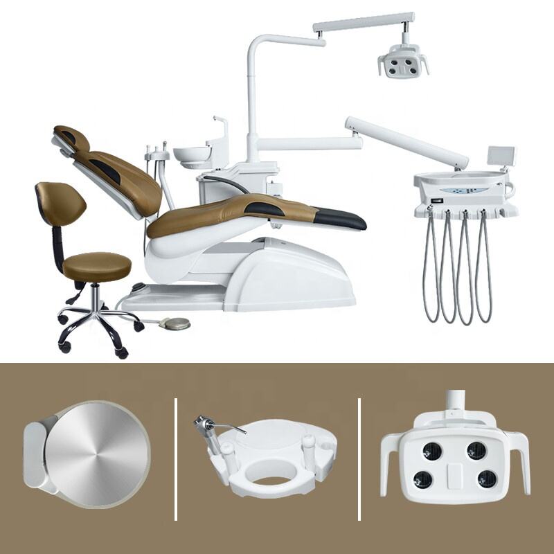 with ultrasonic scaler handpiece material intraoral camera x-ray One-stop supplier full set dentist chair dental unit factory