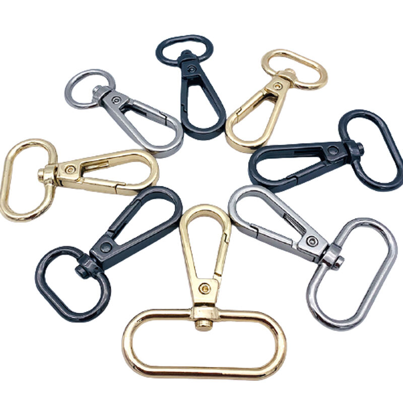 Custom metal snap swivel hook for bag hangbag