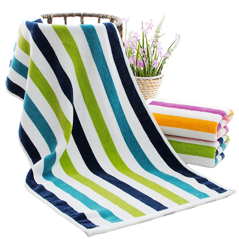 High Quality Absorb water 100 cotton Beach Towel Pool toallas Towel