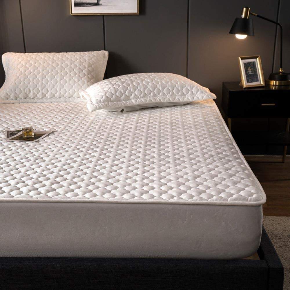 Soft & Silky Sateen Weave Velvet Fitted Soft Breathable Bedspread mattress topper details