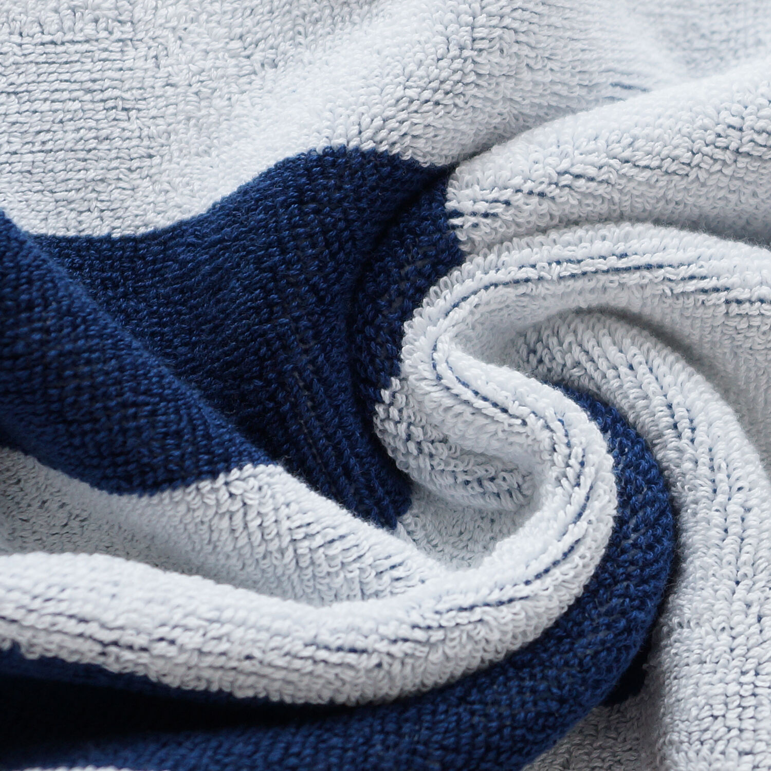 100% cotton terry velour 2 person beach towel, white striped beach towel extra large details