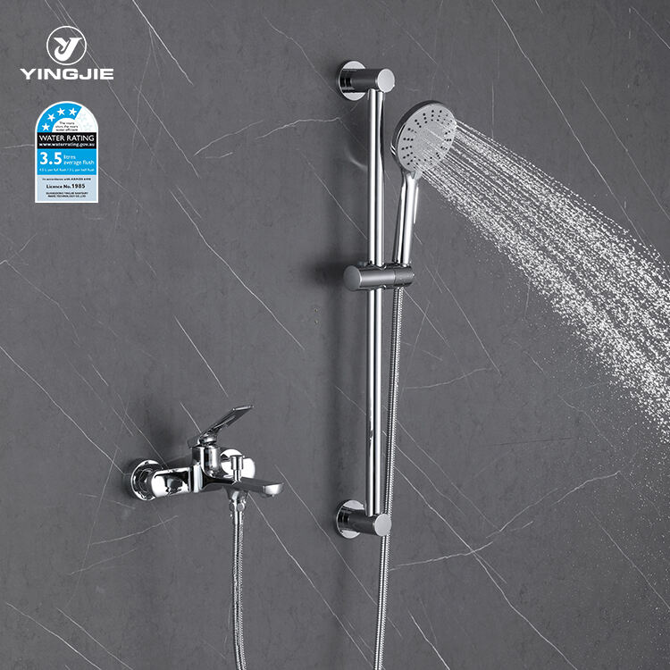 powder rain wall mounted brass round rainfall shower wc set mixer shower for bath factory