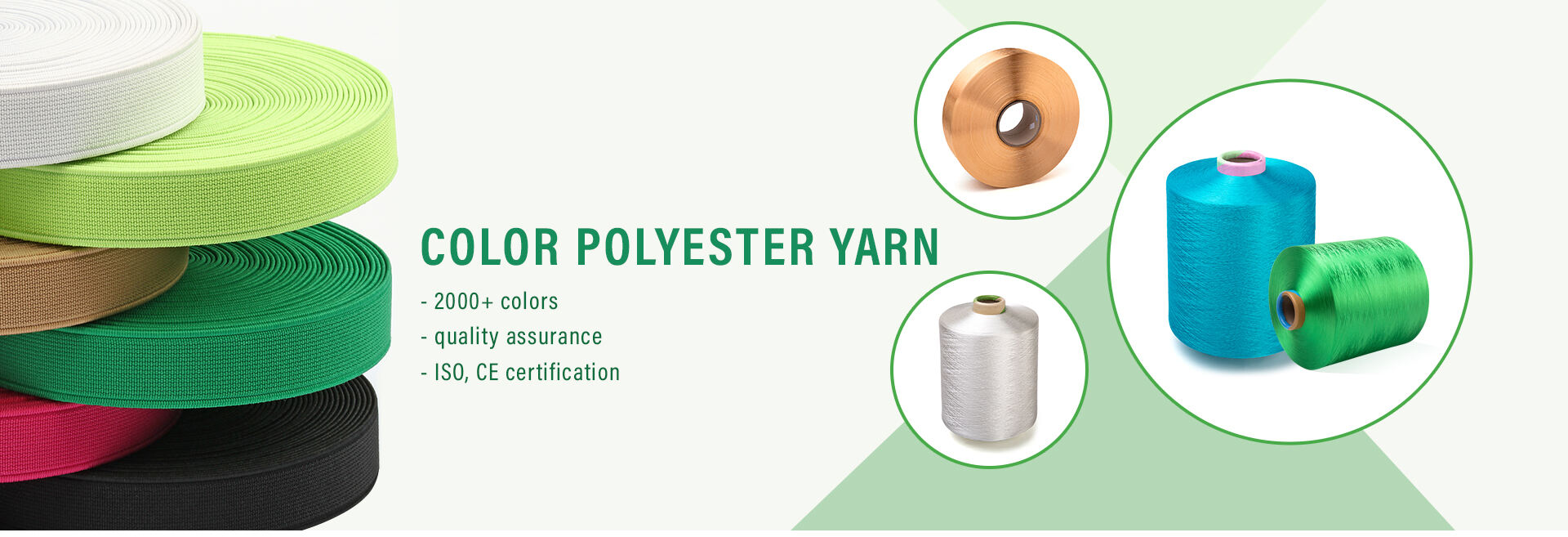 100% Polyester Filament Yarn 20/2  DTY Polyester Yarn with Superior Colorfastness and High Gloss details