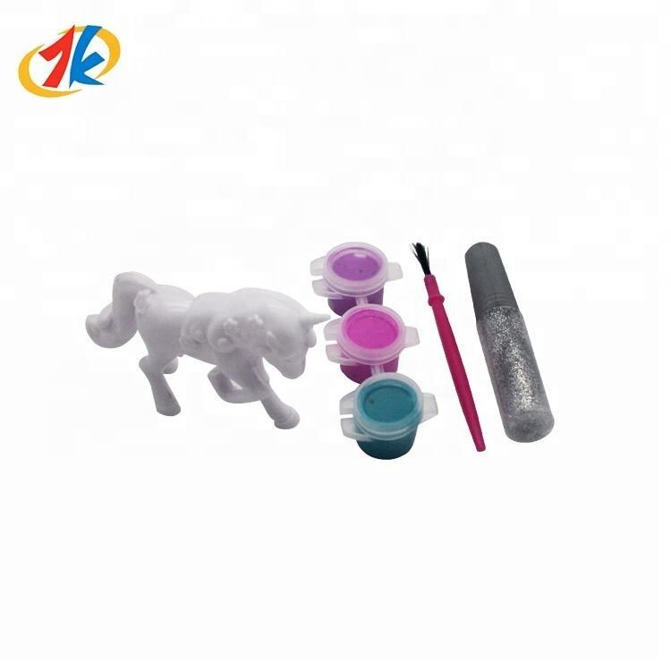 2024 new animal game set promotion toys plastic kid mini stationery set DIY painting set toys supplier