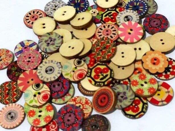 Common types of natural buttons