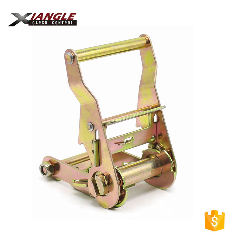 New sales 50mm 304 stainless steel Overcenter Buckle Cargo Lashing Strap Buckle cargo transport strap buckles details