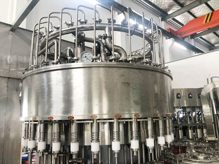 Complete automatic round bottle aseptic juice washing filling and sealing machine supplier