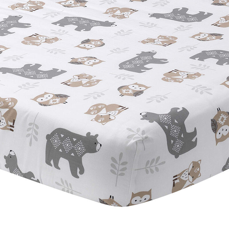 Newborn Cot Bedding Crib Bumper Sheet Cartoon Cute Animal Bedlinen Comforter Set Baby Cot Bedding Sets factory