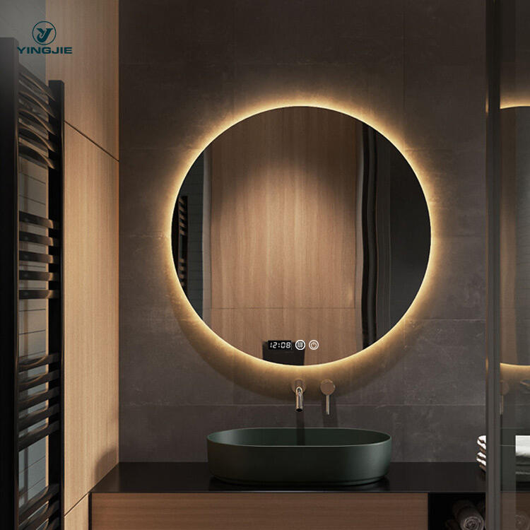 Wall Mounted Safe LED Light Multi-function Vanity Illuminated Mirror for Bathroom