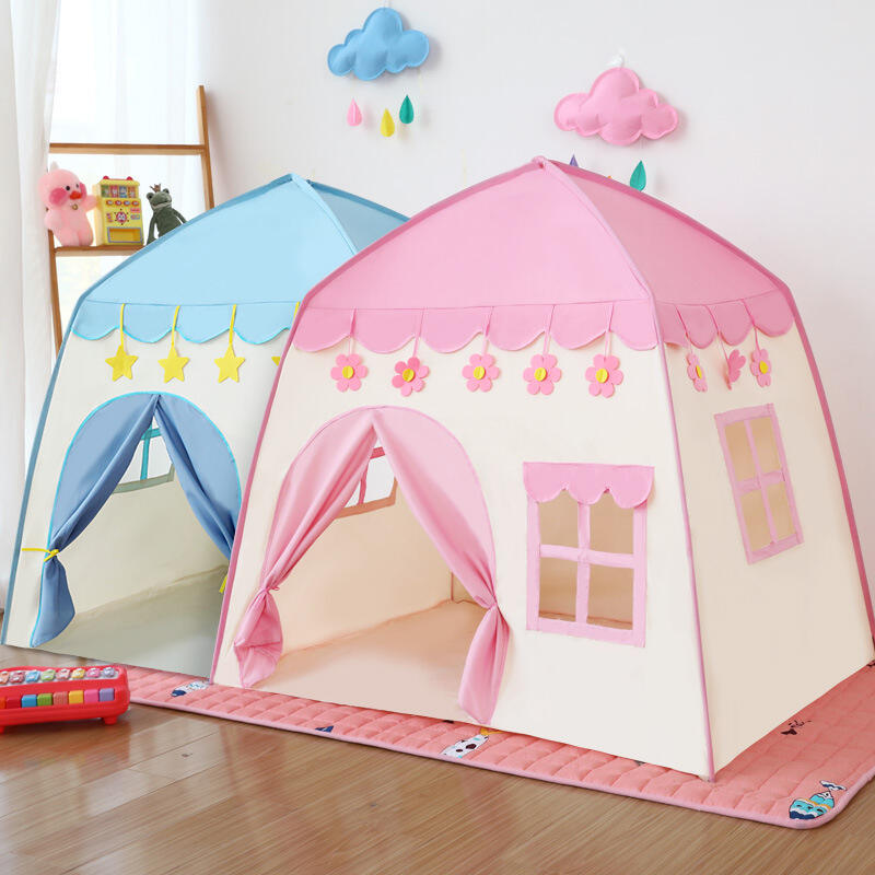 Kids Fairy Tale Play Tent For Girls Boys Princess Indoor Playhouse Castle Play Tents With Carry Bag details