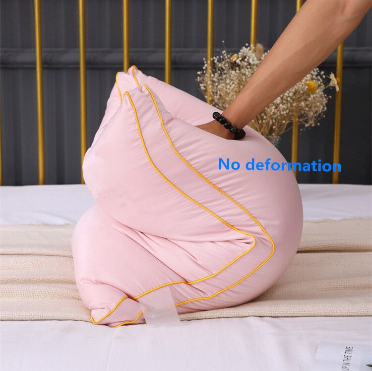 New style hot vacuum packing 1000g wholesale and retail pillows 100% cotton filling supplier