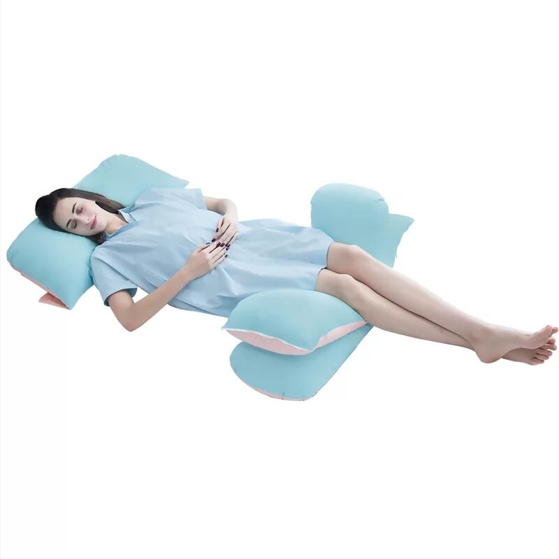 High Quality Comfortable U Shaped Full Body Pregnancy pillow 100% Cotton pragnancy pillow women details