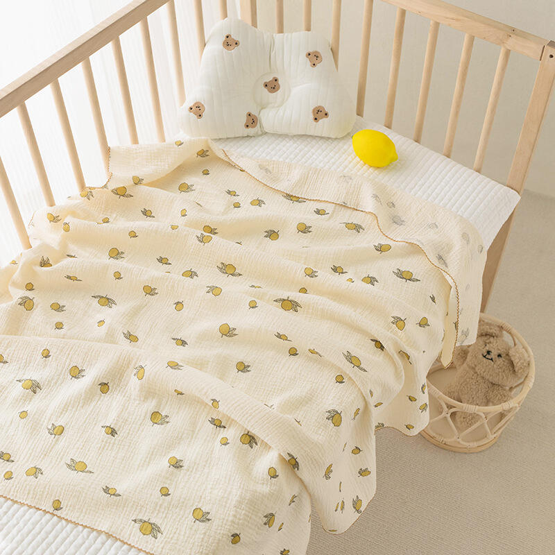 Super Soft Breathable 100% Cotton Swaddle Baby Muslin Blanket factory