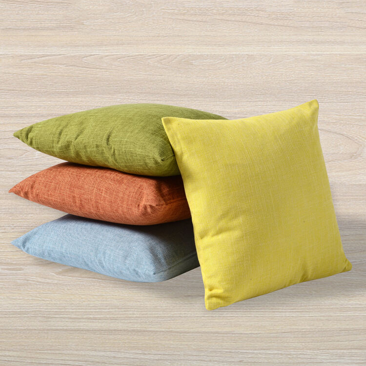 Custom Size Linen Cotton Vintage Cushion Cover manufacture