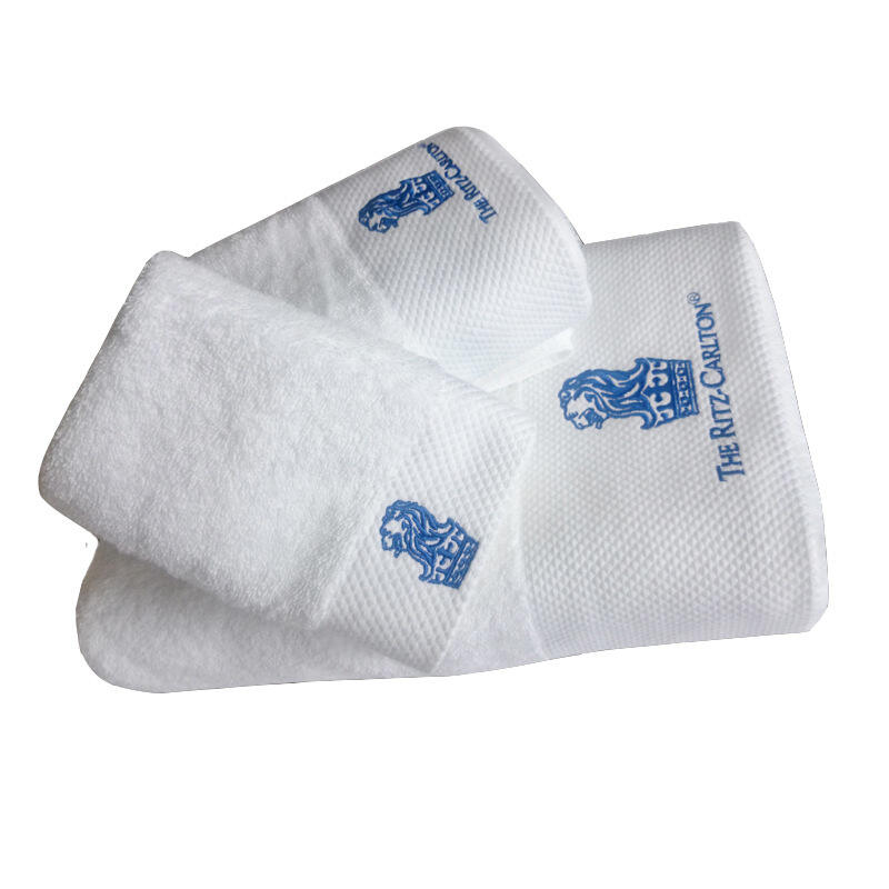 soft quick-dry 16S cotton custom towel set for hotel supplier