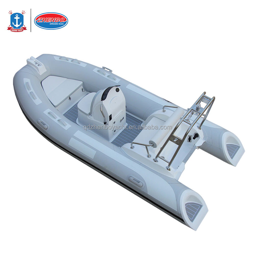 CE Zodiac Yacht Luxury RIB Boat Inflatable hypalon shipping Boats Fishing RIB 390 Boat for sale with outboard motor manufacture