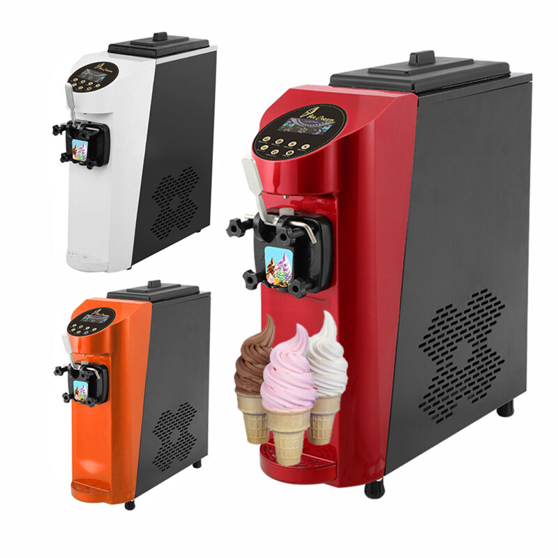 16L Mini Countertop ICECREAM Home Small Commercial Soft Serve Ice Cream Machine