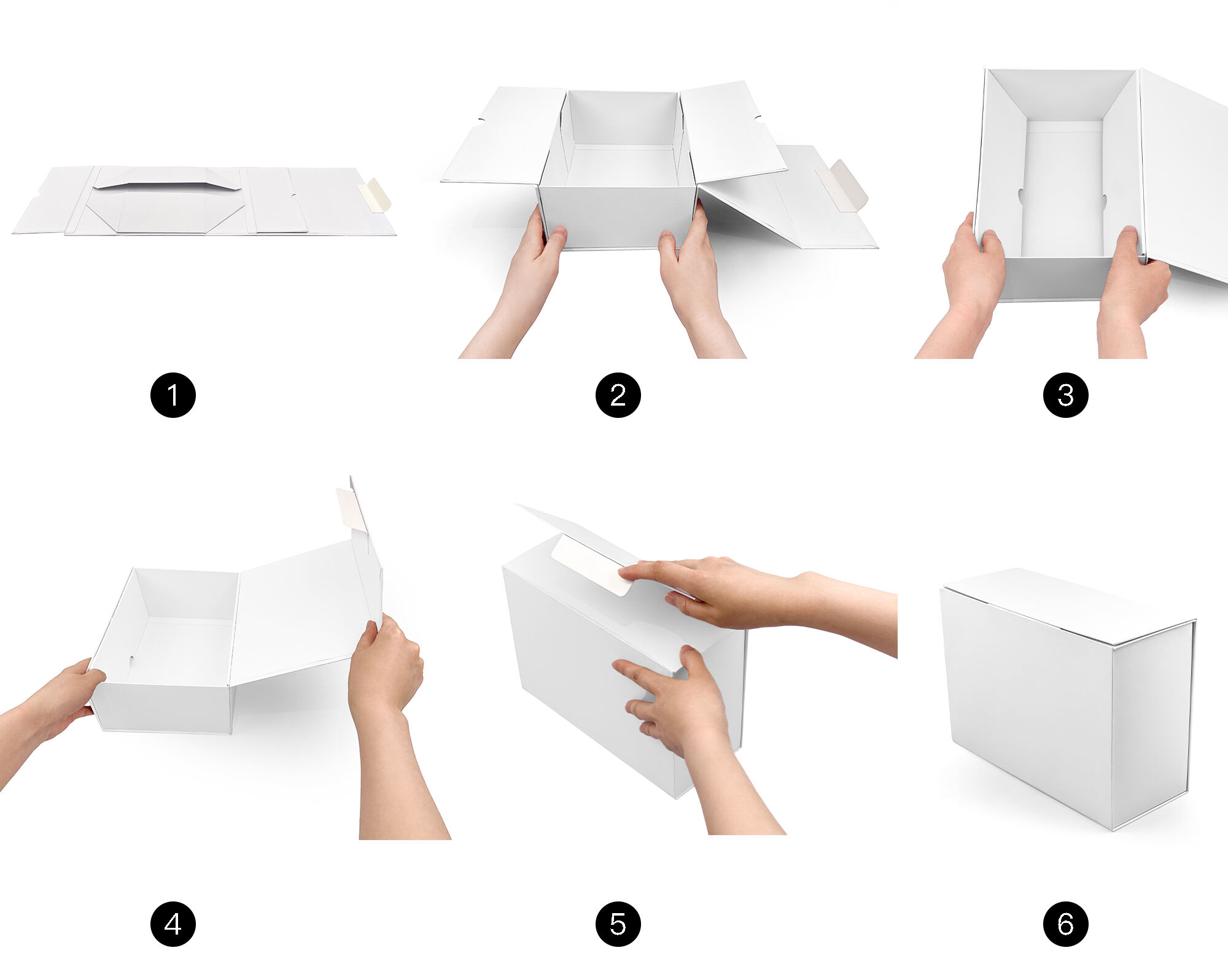 Custom Foldable Box No Magnet & Double - Sided Tape supplier