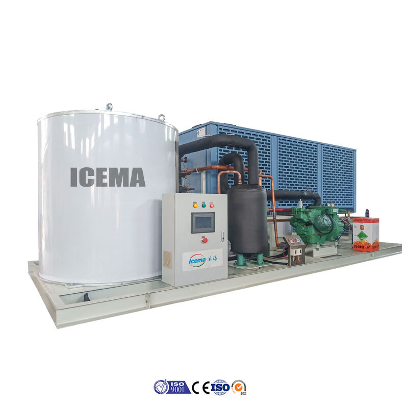 ICEMA 10T Ice Snow Flake Making Machine factory