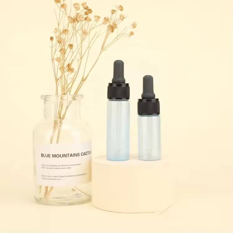 Custom Colorful Vial glass Bottle essentiacl oil Bottles Small Capacity Dropper packaging container supplier details