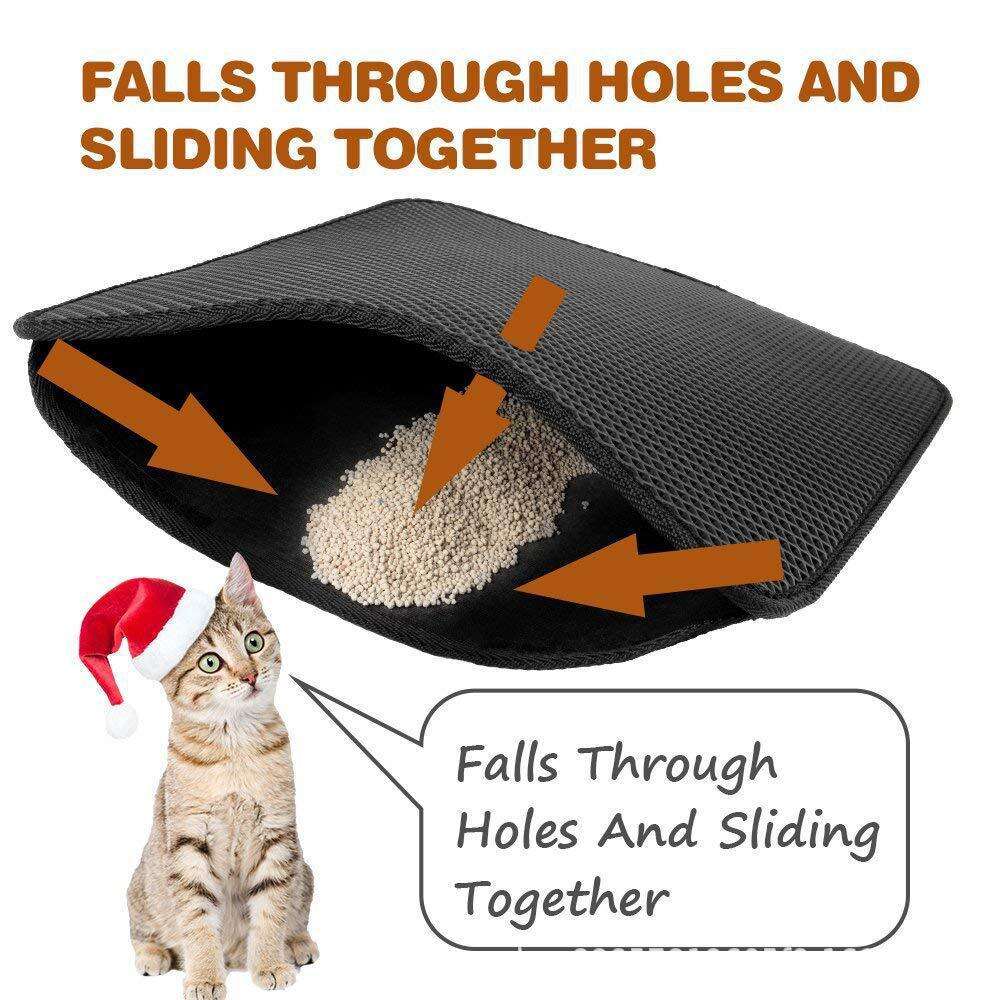 Factory Outlet Durable Waterproof Eva Double-layer Trapper Mat Pet Cat Litter Mat factory