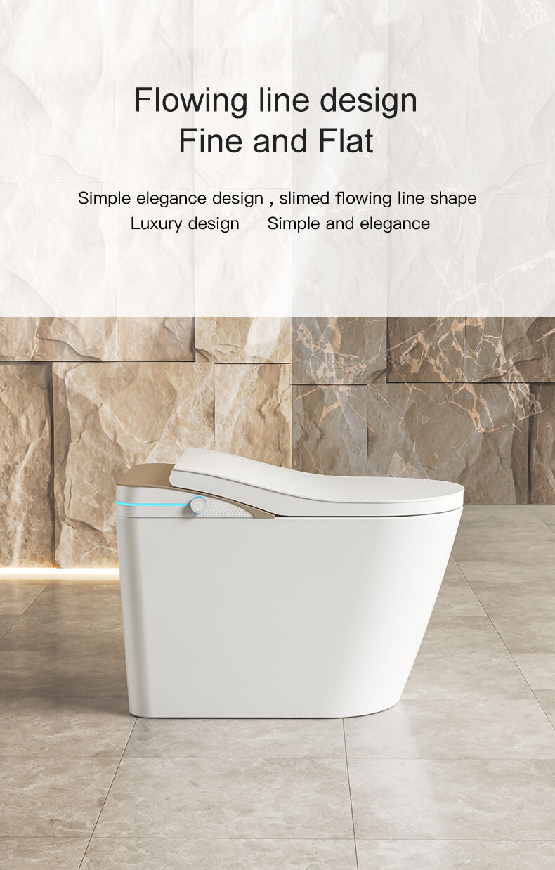 Automatic Sanitary Ware Self Clean Auto Open Sensor Flush Toilet Bowl Bathroom Electronic Intelligent Smart Wc Toilet supplier