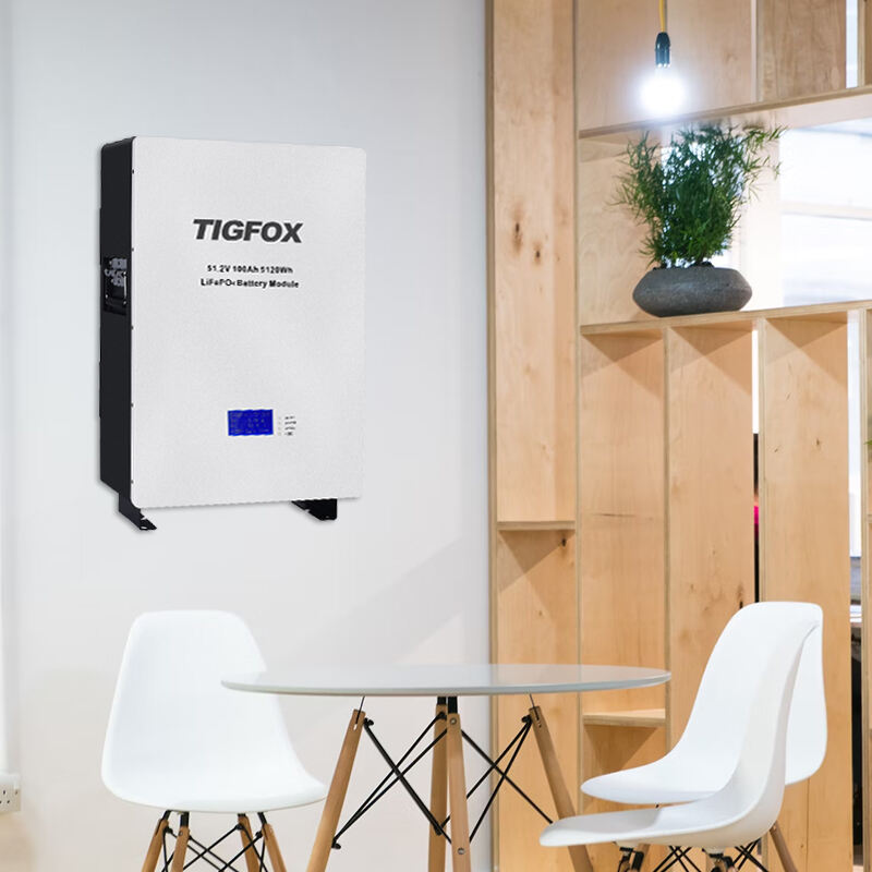 TIGFOX off grid hybrid 48v battery energy storage solar mounted 51.2v 200ah 100ah lifepo4 48v battery 5kw solar power system