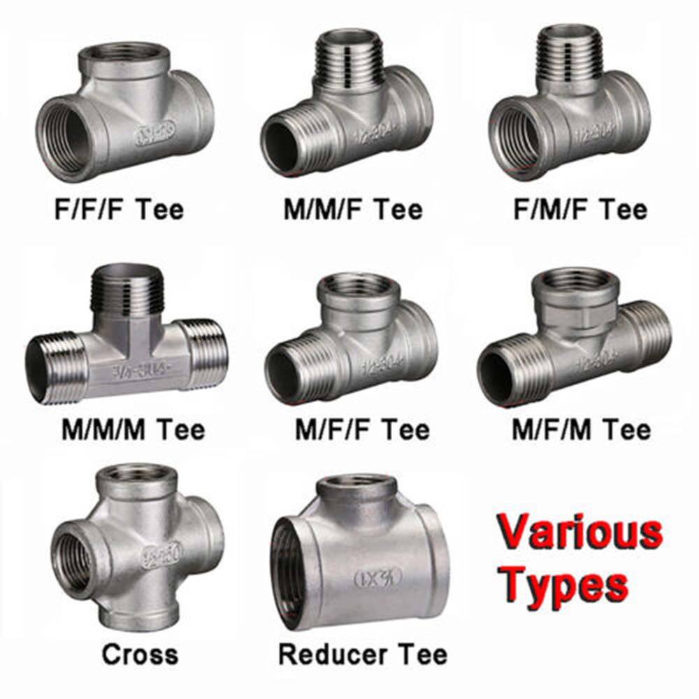 Brass Female Thread Tee Pipe Fittings details