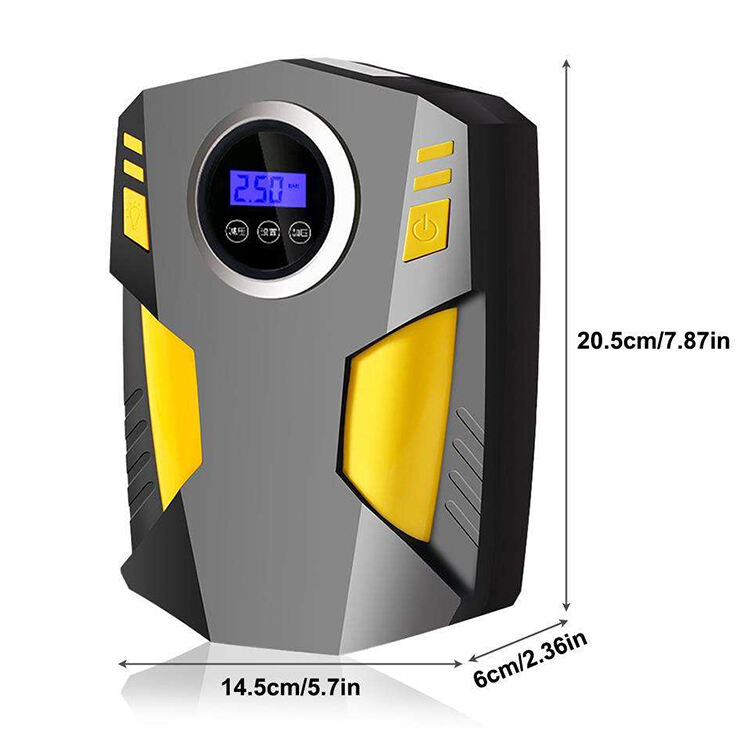 Mini Electric Air Pump Portable Digital Tire Inflator With Pressure Gauge Pcb Tire Inflator For Car manufacture