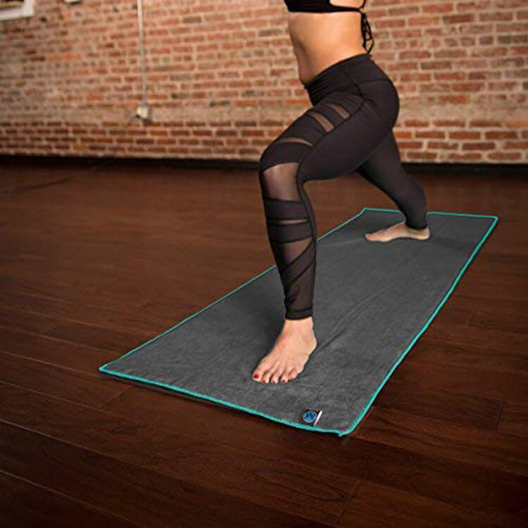 Custom Non Slip Hot Grip Yoga Mat Towel supplier