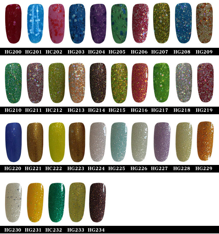 HONEY GIRL Fashion 234 Colors Nail Polish UV Gel Customized Design Nail Supplier Factory Salon factory