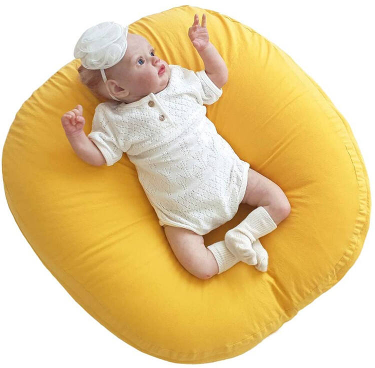 Baby Lounger Pillow Newborn Cushion Nest ( Yellow )