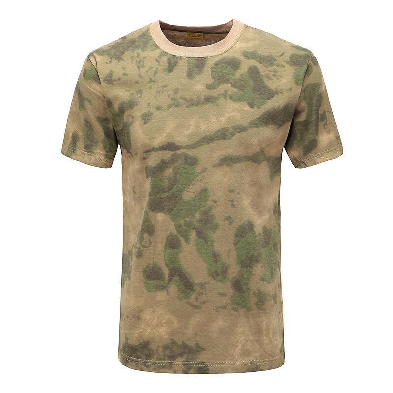 Wholesale Print Shirt Customize Multi-Color Light Multicam T-Shirt Woodland Camo Security Military Camouflage T Shirt