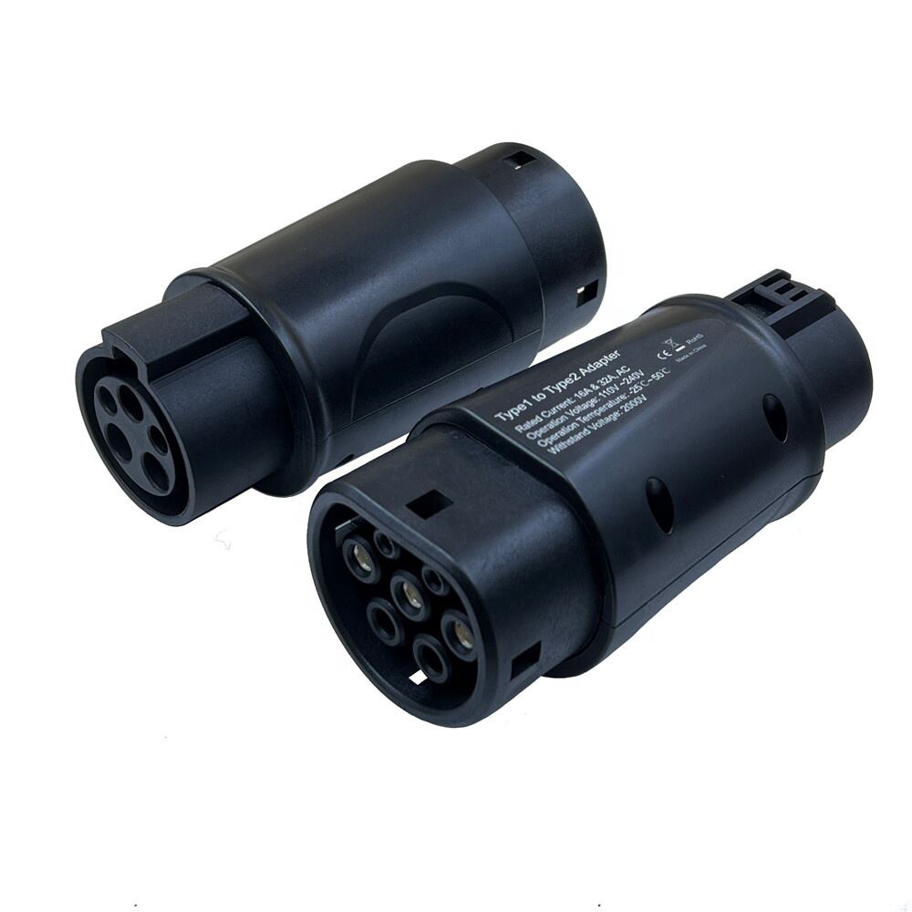 CE certification Electric Vehicle Charger Type1 to Type2 Adapter Converter Connector EV Charger factory