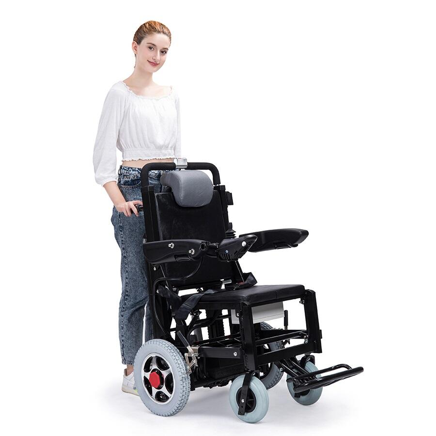 KSM- 302B Hot Sale Factory Wholesale Electric Powered Stair Climbing Chair Wheelchair Price With Track Electric Open and Close